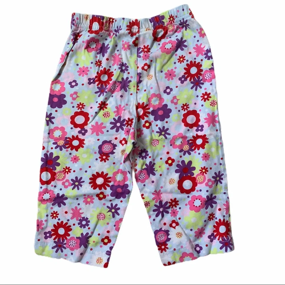 Hanna Andersson floral leggings size 90 / 3‎